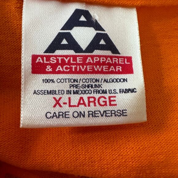 Vintage Taz Tazz Master of the Suplex T-Shirt Men’s XL Orange WWF Wrestling 2000 - Picture 7 of 10